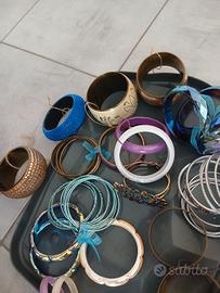 lotto bracciali rigidi 