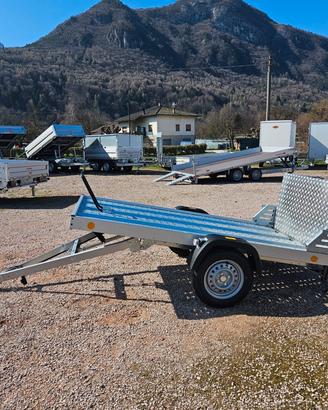 RIMORCHIO AUTO TRASPORTO MOTO BASCULANTE