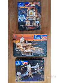 Puzzle 3d (San Pietro-Tower Bridge-Toeer Clock