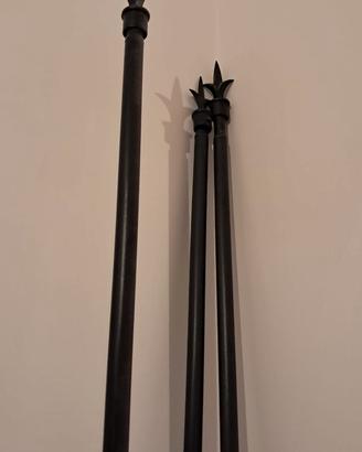 Bastoni IKEA per tenda in ferro nero (3)