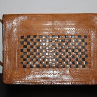 Borsa vintage in cuoio artigianale – Marocco 1960