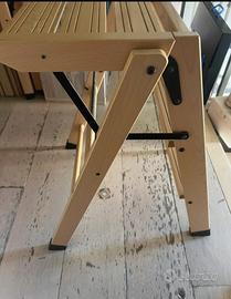 Sgabello in legno Foppapedretti