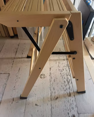 Sgabello in legno Foppapedretti