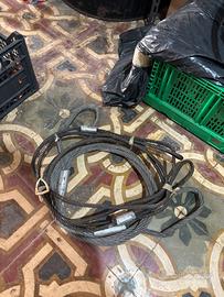 Cavi d’acciaio con estremità ad anello