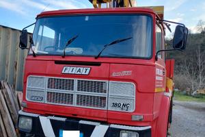 camion con gru FIAT 180