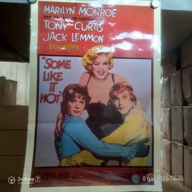 POUSTER MARILYN MONROE  "SOME LIKE IT HOT" 98x68
