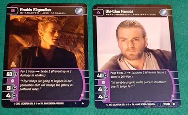 Star Wars TCG WOTC 2002 - Anakin e Obi-Wan - MINT