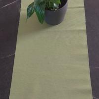 runner  verde tavola