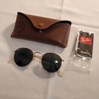 occhiali da sole ray ban  round metal