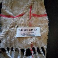 Sciarpa burberry a coste