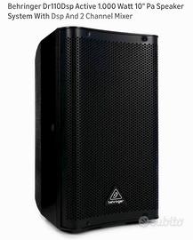 Cassa 1000 watt Bluetooth BEHRINGER DR110 DSP