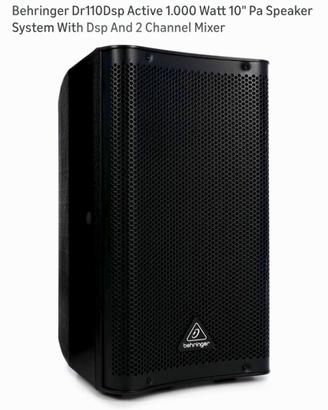 Cassa 1000 watt Bluetooth BEHRINGER DR110 DSP
