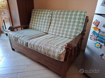 Divano letto 2 posti. Letto 1 piazza e mezza