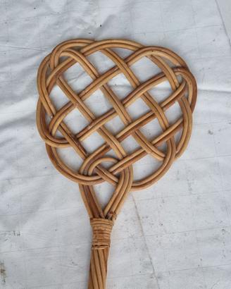 Battipanni Vintage in Vimini Rattan Artigianale