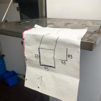 mensola inox per condizionatore/cella frigo