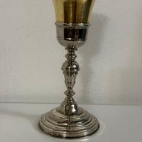 Abtick calice in metallo argentato