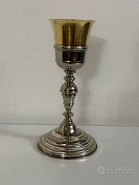 Abtick calice in metallo argentato