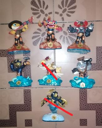 5 Skylanders swap force swappabili come da foto
