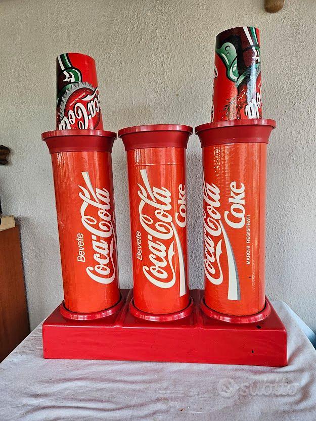 Bicchieri pubblicitari vintage da collezione originali Coca-Cola