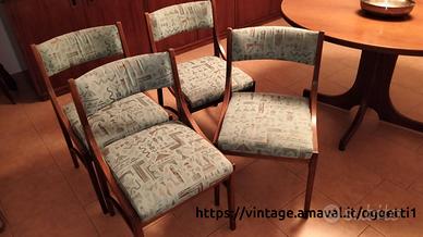 4 Sedie Model 110 di Ico Parisi per Cassina (1960)