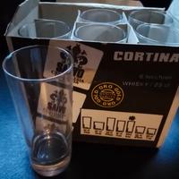 Confezione 6 bicchieri Cortina nuovi