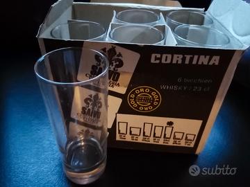 Confezione 6 bicchieri Cortina nuovi