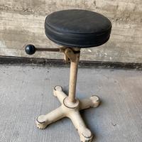 Sgabello dentista medico anni 40