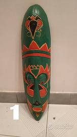 Maschere etniche originali da Africa e Bali