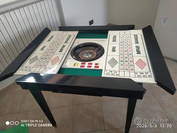 Tavolo da poker roulette 