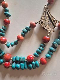 collana vintage artigianale  da decollete' 