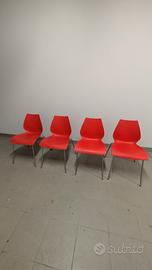 Set 4 Sedie MAUI Vico Magistretti Made In Italy