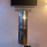 Copri cavo per tv  in acciaio inox satinato