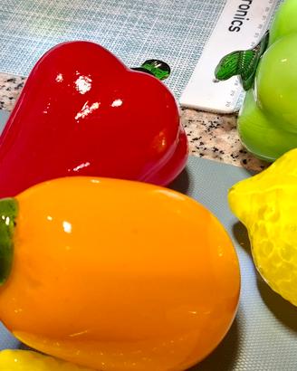 FRUTTA IN VETRO REALISTICA