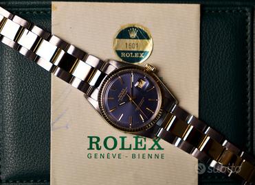 Rolex Datejust Ref. 1601 Blue Dial Full Set