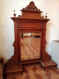 Specchiera da comò metà Ottocento