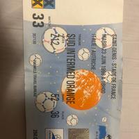 Biglietto Coppa del mondo Francia 98