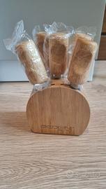 Ceppo coltelli per formaggio Pedrini