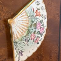 Scatola portagioie a ventaglio porcellana Limoges