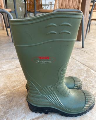 Stivale  gomma antinfortunistico e antiacido gomma