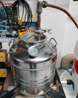 Alambicco acciaio inox 15 litri