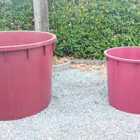 Giardinaggio mastelli in  materiale plastico