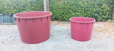 Giardinaggio mastelli in  materiale plastico