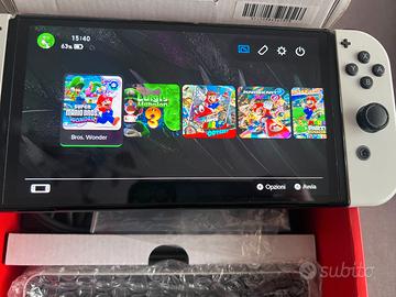 Nintendo Switch Oled Bianca con giochi