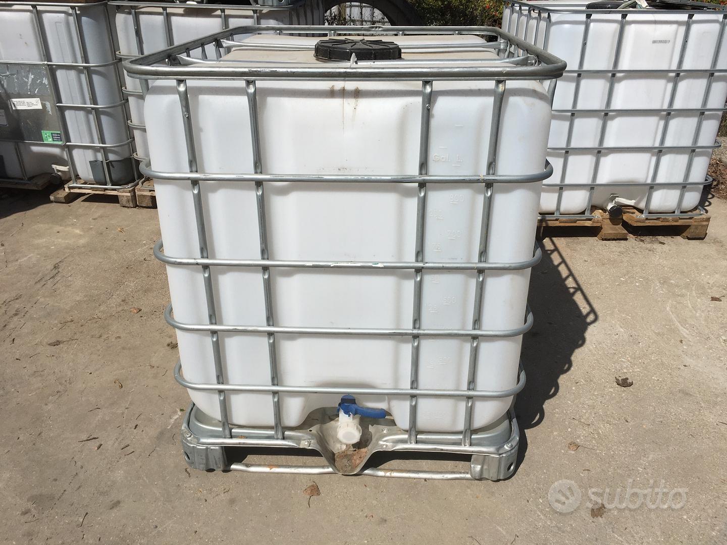 Rubinetto Collo d'Oca 3/4 per IBC Cisterna Acqua Piovana 1000 Litri, Adattatore