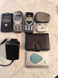 Motorola RAZR V3, Nokia 3310, Siemens)