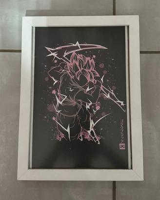 Quadro Dragonball Super Goku Black Rose