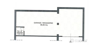 Ampio e spazioso garage da affittare