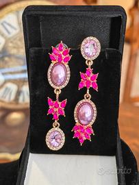 Orecchini vintage con perle firmati per donna