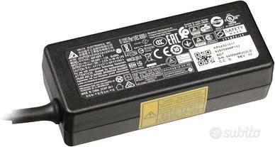 Original Acer Alimentatore/AC Adapter Black 19 V/2