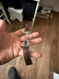 Cinturino pelle con deployante tag heuer carrera